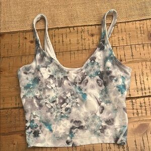Lululemon Athletica Blue Gray Fitted Camisole